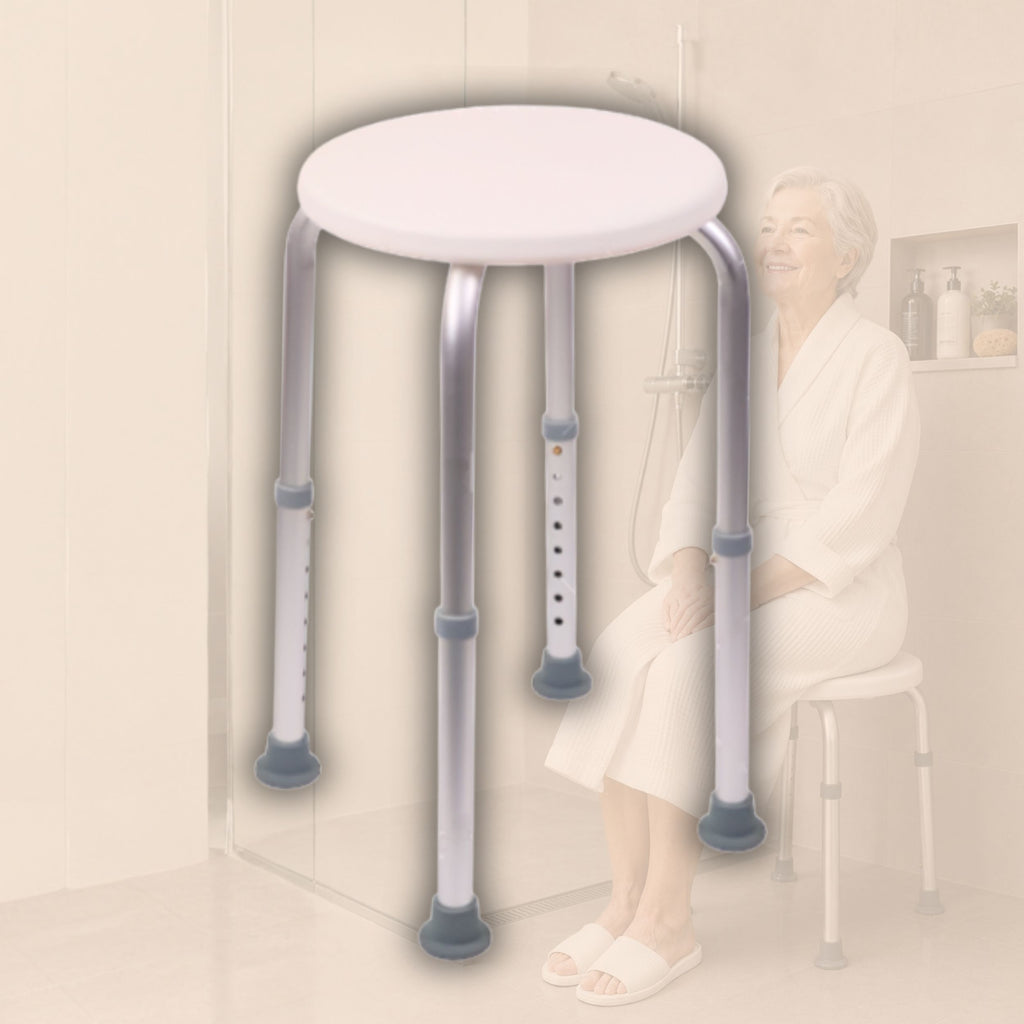 Taboret prysznicowy aluminiowy